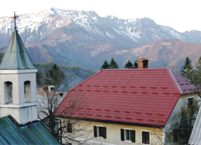 Stahldachdeckung